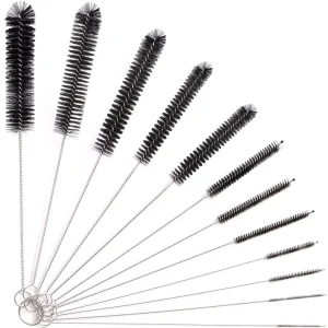 Straw Cleaner Brushes Sets 8.2 Inch Bottle Cleaning Brush and Nylon Tube Brush Kit for Sippy Cup Tumbler