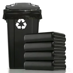 Street Restaurant Rubbish Collection Extra Strong Heavy Duty Commercial Grade Big Size Plastic Trash Waste Refuse Sacks