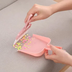 Strong Broom And Dustpan Set With Flexible Bristles And Deep Pan For Easy Pickup Of Dust And Debris