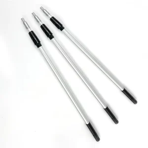 Strong Durable Aluminum Telescopic Cleaning Tool Handle Fiberglass Extension Pole Multi Product Interface Metal Rod