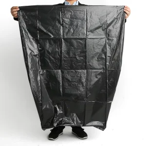 Strong Large Thick Customizable Disposable HDPE+MPE Embossed Household Use Garbage Bags Plastic Trash Bags