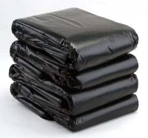 Strong Leak Proof 10 20L PE Drawstring Disposable Garbage Bags 50x70cm Recyclable Spin Drying Modern Kitchen Office Use