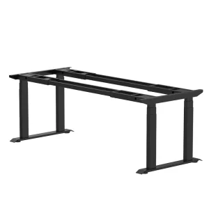 Strong Sturdy Sit Stand up Desk Splice Smart Desk Four Legs Electric Height Adjustable Standing Desk Home Office