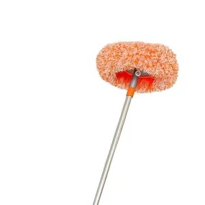 Sunflower Mop Multifunctional Round Duster Head Dust Duster Household Ceiling Roof Wall Sweeping Universal Cleaning Tool
