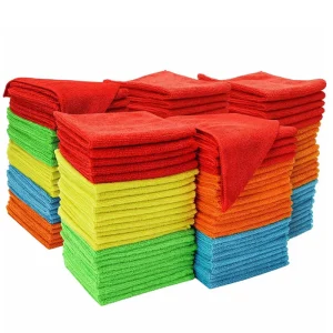 Super Absorbent 30x30cm Microfiber Cleaning Cloth Lint-Free and Quick-Dry for Household Car Washing for Water and Dust Removal