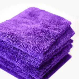 Super Absorbent 40*40cm Edgeless Microfiber Coral Fleece Durable Car Drying and Cleaning Cloths
