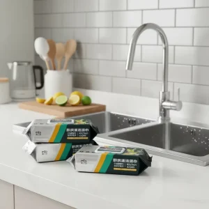 Super Absorbent Disposable Wet Wipes for Table and Kitchen Cleaning Non Woven Fabric Wipes for Restaurant Use