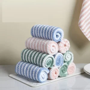 Super Absorbent Microfiber Rags Napkins Tableware Home Tools Kitchen Dish Cleaning Cloth Household Cleaning Towel