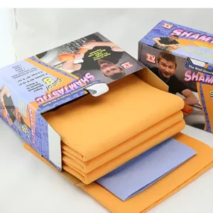 Super Shammy German Car Wash Cleaning Cloths Chamois Dog Drying Towels. Shammies for Pet Dog Drying