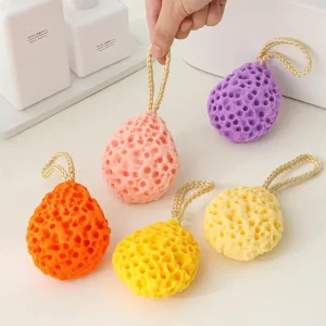 Super Soft Honeycomb Bath Sponge Soft Facial Body Scrubber and Ball Shower Loofah Household Cleaning Tools & Accessories