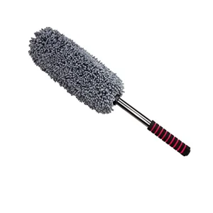 Super Soft Microfiber Car Duster Exterior with Extendable Handle Car Brush Duster for Car Cleaning Dusting