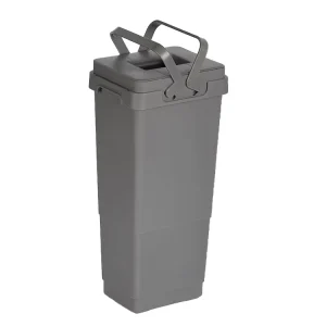 Supplier New Design 10L Rectangular Plastic Kitchen Waste Bin with Handles