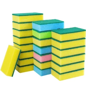 Sustainable Dishwashing Sponge with High Absorption and Non Slip Surface for Kitchen Cleaning