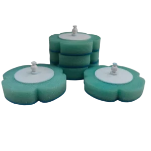 Sustainable Household Bathroom Toilet Brush Replacement Cleaning Tool Balanced Logic for Eco Friendly Sponge Scouring Pads