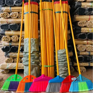 Sweep Broom Soft Plastic Floor Broom Plastic Broom and Dustpan Set Magic Broom Head with Long Handle