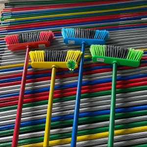 Sweet Manufacturer Soft Broom Head with Soft Bristles and Durable Wooden Handle Easy Cleaning Dustpan for Home Use