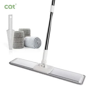 Swivel Handle Flat Mop High Absorption Lightweight Household Cleaning Tool Wet/Dry Floor Mop Factory Supplied