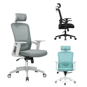 Swivel High-Back Full-Mesh Ergonomic Office Chair for Home and Office