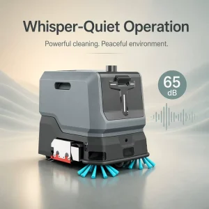 TN10 Compact AI Autonomous Floor Scrubber For Cleanroom Electronics Factory Dust Free Controlled Environment