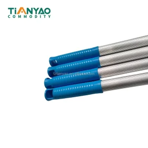 TY PAL02 Striped Aluminum Telescopic Mop Handle Lightweight Durable Classic Style Sandblasted Surface Home