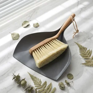 Tabletop Broom Dustpan Set Mini Multifunctional Brush Beech PET Fibre Sweeping Cleaning Combination