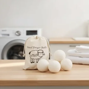 Taixiang TX-010a Eco-Friendly Organic Wool Dryer Balls Discs Reusable Shorten Drying Time