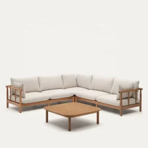 Teak Wood Outdoor Garden Patio Sofa Set