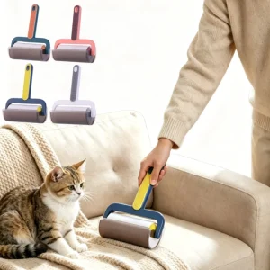 Tear Away Mini Lint Roller Eco Friendly Reusable Portable Pet Hair Remover for Cloth Use