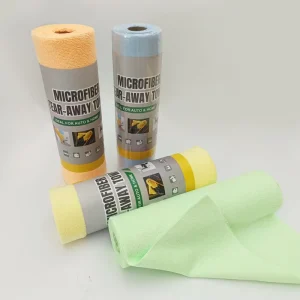 Tear Off Towel Car Washing Tear Off Roll Packaging Cleaning Cloth