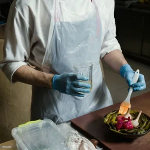 Tear Resistant and Long Lasting Extra Thick Disposable HDPE Aprons LDPE Apron for Busy Catering