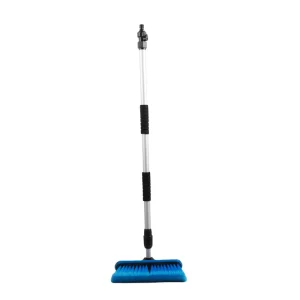 Telescopic 10″ Head Car Flow Thru Vehicle Wash Cleaning Brush Clean Car Body