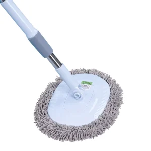 Telescopic Adjustable Rotating Chenille Long Handle Car Cleaning Brushes Kit Microfiber Car Wash Mop Brush