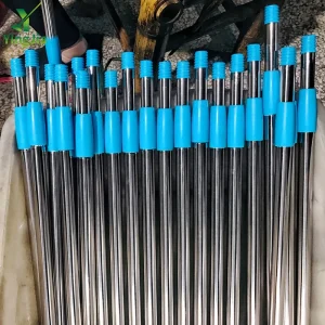 Telescopic Broom Stick Metal Handle 3 Section Color Broom Stick Metal for Outdoor and Garden Broom