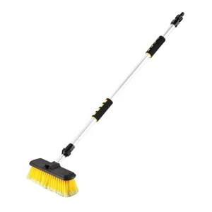 Telescopic Car Wash Brush Water Flow Brush Car Cleaning Tool