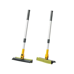 Telescopic Car Windshield Squeegee with Natural Rubber Blade Eco Friendly Durable Sponge Aluminum Handle in Stock