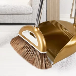 Telescopic Combination Soft Hair Multifunction Long Handle Home Plastic Broom Dustpan Set for Home Use