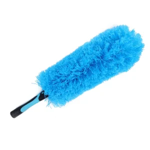 Telescopic Eco-Friendly Aluminum Extension Pole Ceiling Duster Fan Microfiber Brush Head Adjustable Length 164-530cm Lightweight