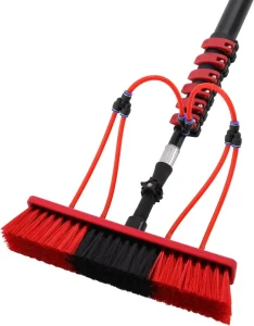 Telescopic Eco Friendly Cleaning Tool Kit Solar Panel Window Roof Caravan Washing Equipment Water Fed Pole Nylon Brush Head