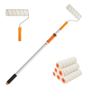 Telescopic Eco Friendly Durable Cleaning Tools Retractable Pole Adjustable Aluminum Rod for Household Indoor Use