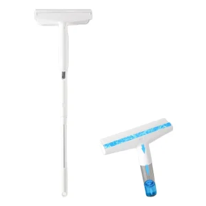 Telescopic Extendable Glass Window Cleaner Plastic New Design Long Window Squeegee Cleaner Sponge Can Collect Water