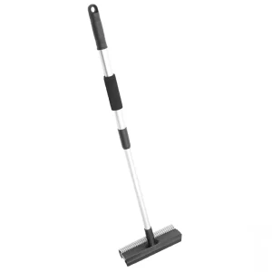 Telescopic Extension Pole Mop with Window Cleaner Sponge and Soft Rubber Strip Easy to Use Household Cleaning Tool