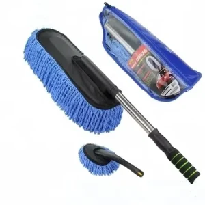 Telescopic Long Handle Duster Car Cleaning Brush Dust Mop Material