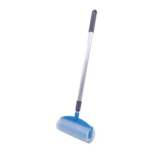 Telescopic Long Handle Lint Roller Brush Washable Silica Gel Lint Roller for Cleaning Dust