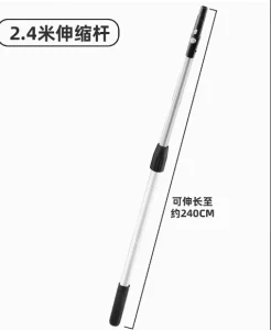 Telescopic Mop with Aluminum Handle and Metal Stick Household Cleaning Wiper