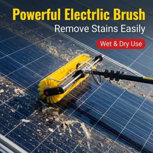 Telescopic Multifunctional Eco Friendly Carbon Fiber Photovoltaic Brush for Cleaning Solar Panel