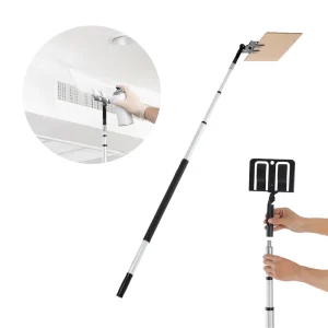 Telescopic Paint Shield Holder for Clean Paint Lines and Overspray Protection