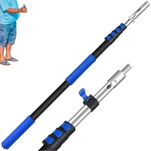 Telescopic Pool Pole Universal Extension Pole for Skimmer Nets Vacuum Cleaning Tools