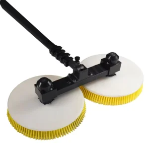 Telescopic Solar Panel Brush 12/18/24 ft Durable Alloy Telescopic Cleaning Tool for PV Systems
