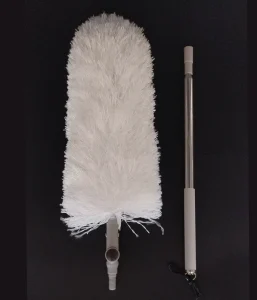 Telescopic Stainless Handle Detachable Microfiber duster for House Cleaning
