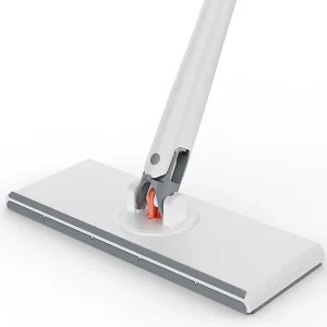 Telescopic Steel Handle Multi functional Microfiber Clip Wet Wipes Cloth Flat Cleaning Mop
